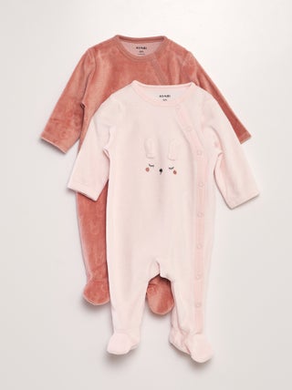 Lote de 2 babygrows