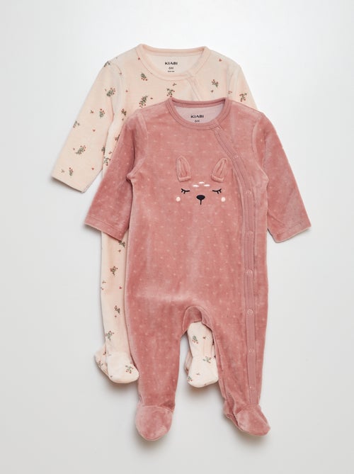 Lote de 2 babygrows - Kiabi