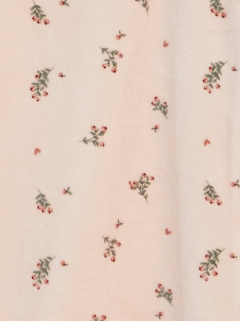 Lote de 2 babygrows ROSA - Kiabi