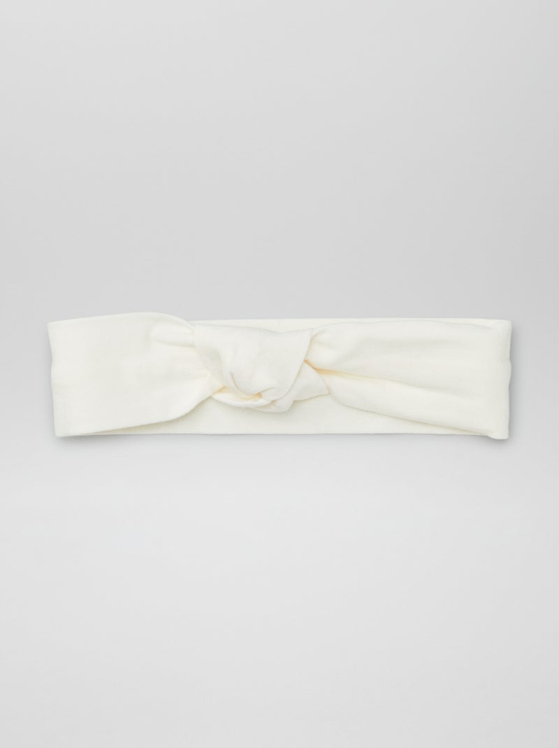 Lote de 2 bandoletes laço bege - Kiabi