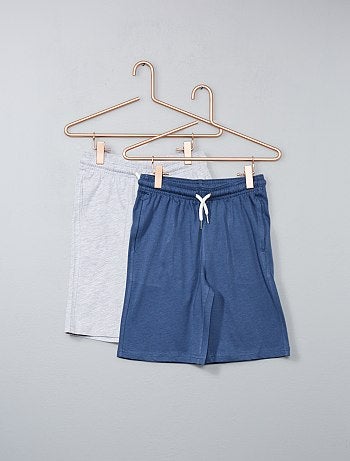 Lote de 2 bermudas lisas - Kiabi