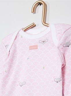 Lote de 2 bodies 'Absorba' tema 'Coala' - Kiabi