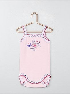 Lote de 2 bodies com alças finas 'Absorba' - Kiabi