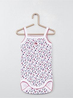 Lote de 2 bodies com alças finas 'Absorba' - Kiabi