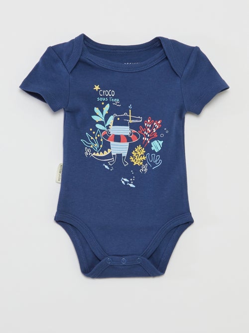 Lote de 2 bodies com estampados - Kiabi