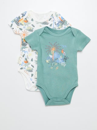 Lote de 2 bodies com estampados 'Petit Béguin'