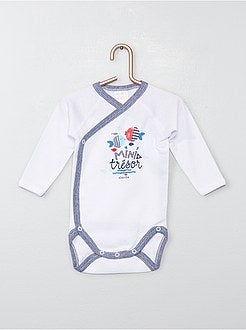 Lote de 2 bodies cruzados 'Absorba' - Kiabi