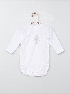 Lote de 2 bodies cruzados 'Absorba' tema 'Coala' - Kiabi