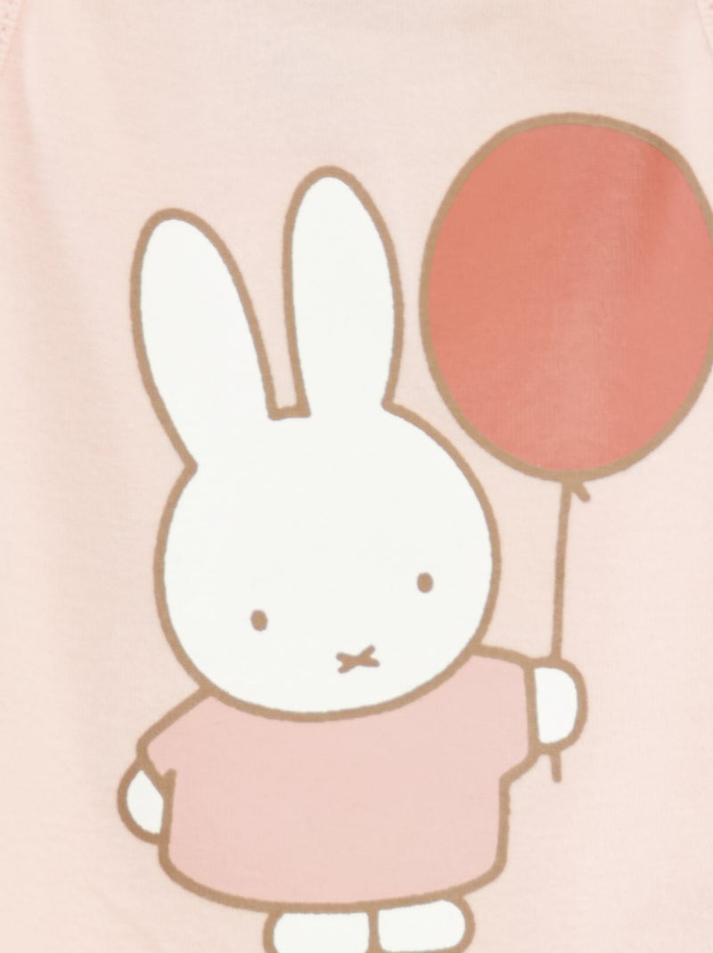 Lote de 2 bodies de alças finas 'Miffy' - 2 peças BEGE - Kiabi