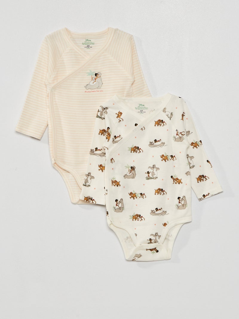 Lote de 2 bodies 'Disney' BRANCO - Kiabi
