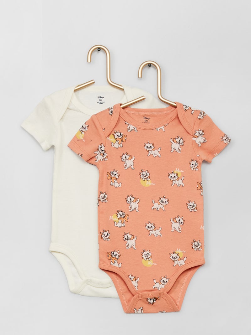 Lote de 2 bodies 'Disney' ROSA - Kiabi