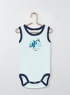 Lote de 2 bodies estilo top 'Absorba' tema 'deserto' - Kiabi