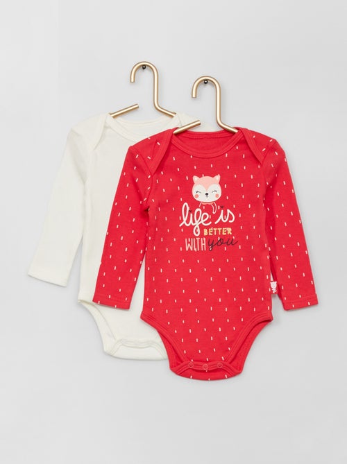 Lote de 2 bodies 'Petit Béguin' - Kiabi