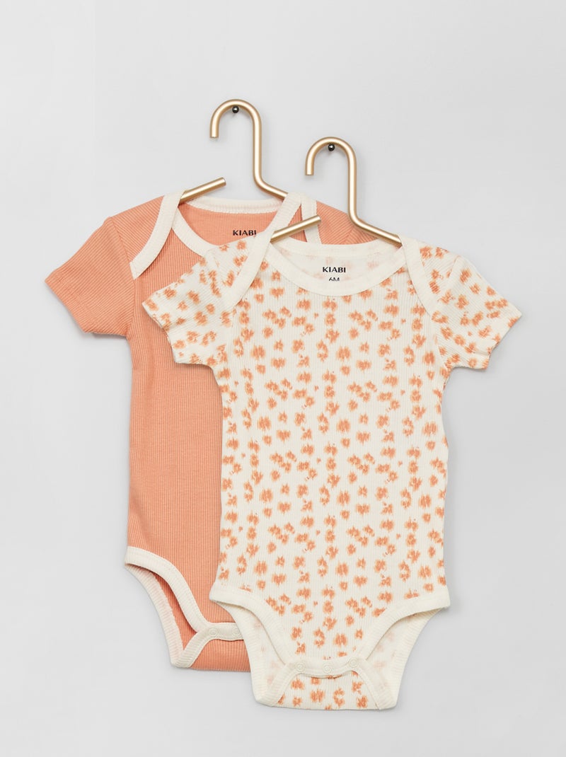 Lote de 2 bodies ROSA - Kiabi