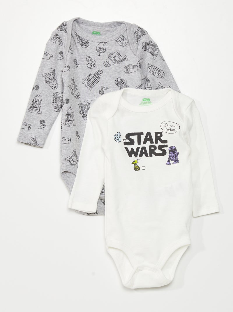 Lote de 2 bodies 'Star Wars' CINZA - Kiabi
