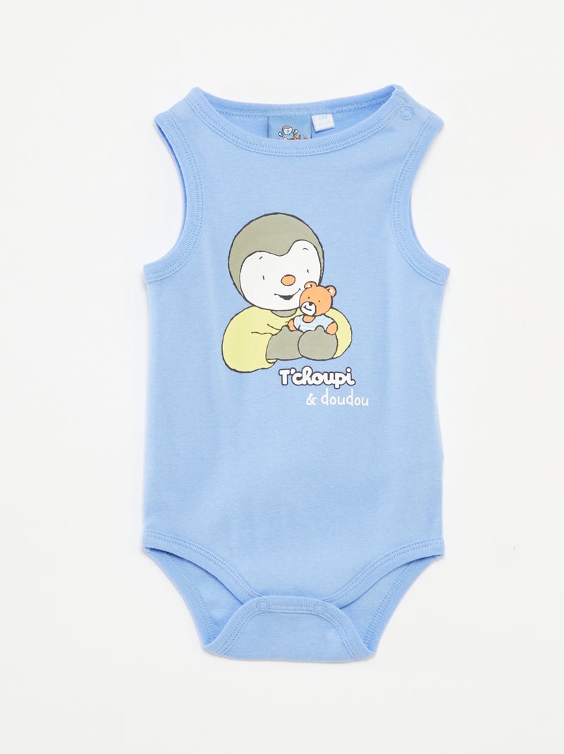 Lote de 2 bodies 'Tchoupi' AZUL - Kiabi