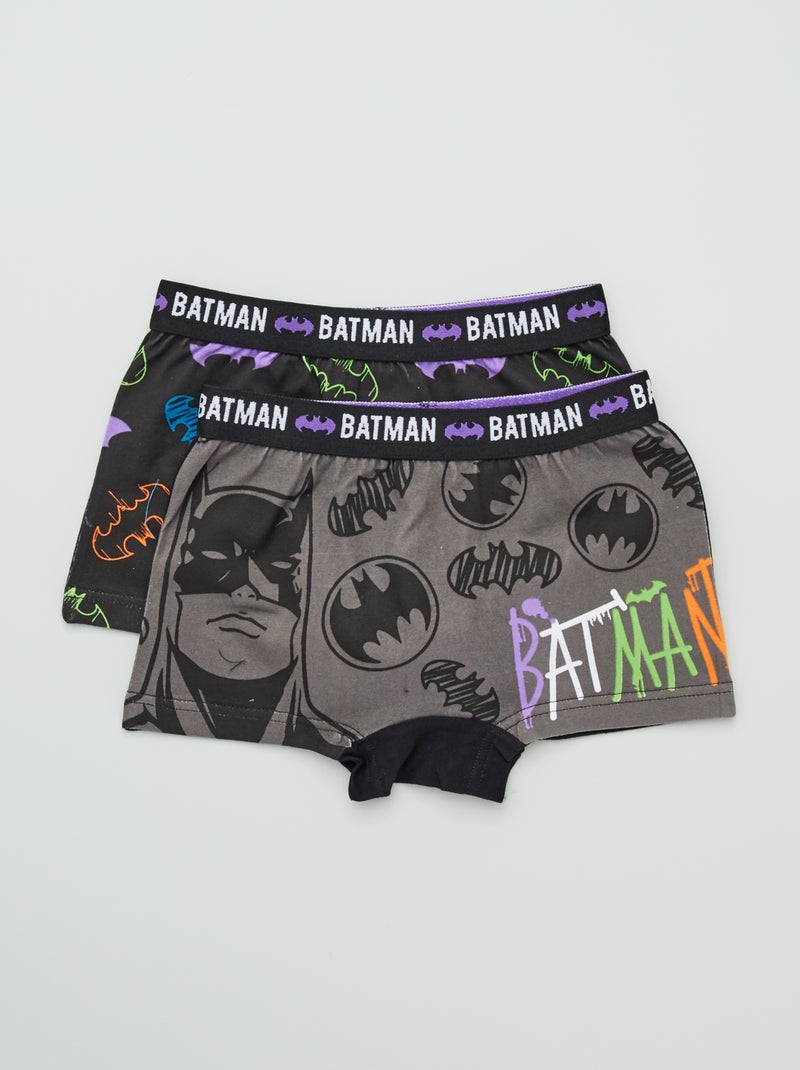 Lote de 2 boxers com estampado 'Batman' CINZA - Kiabi