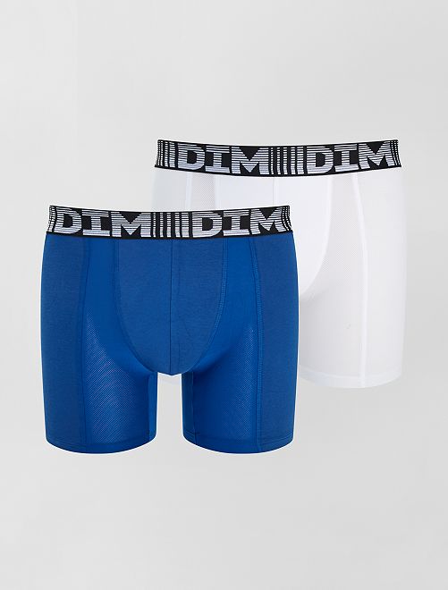 Lote de 2 boxers compridos 3D Flex air 'DIM' - Kiabi
