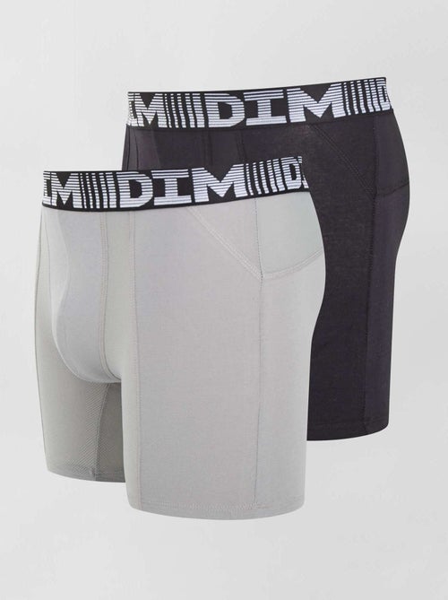 Lote de 2 boxers compridos 3D Flex air 'DIM' - Kiabi