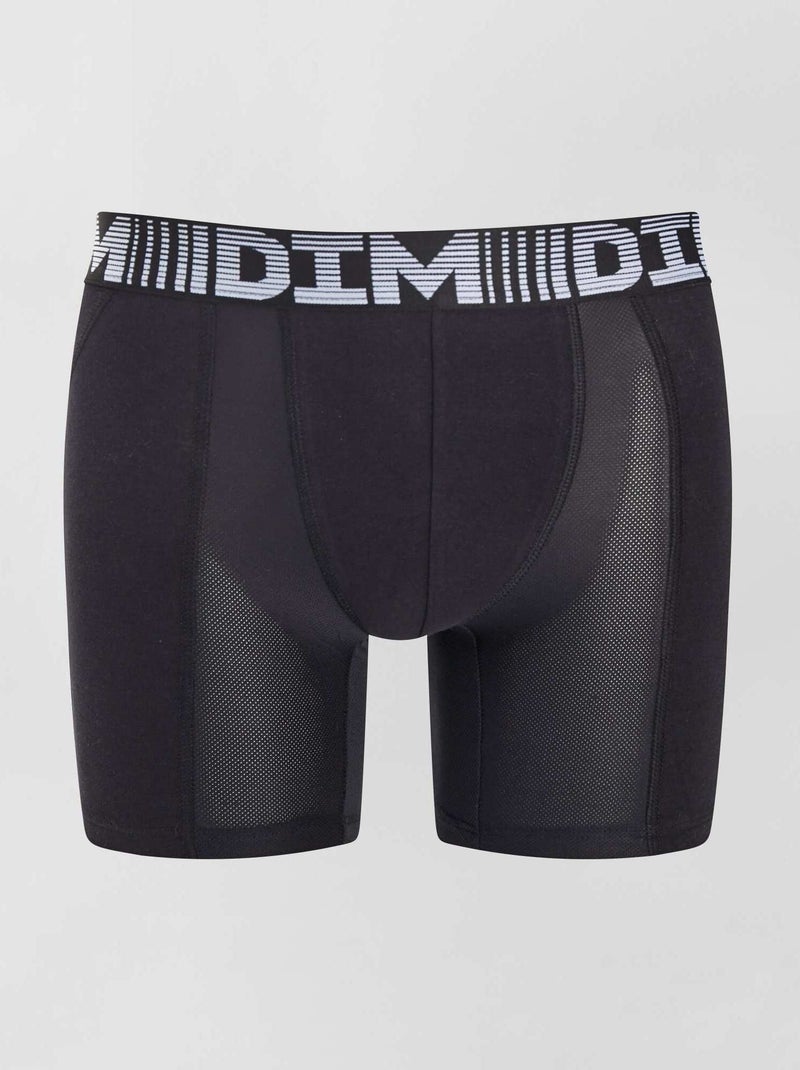 Lote de 2 boxers compridos 3D Flex air 'DIM' BEGE - Kiabi