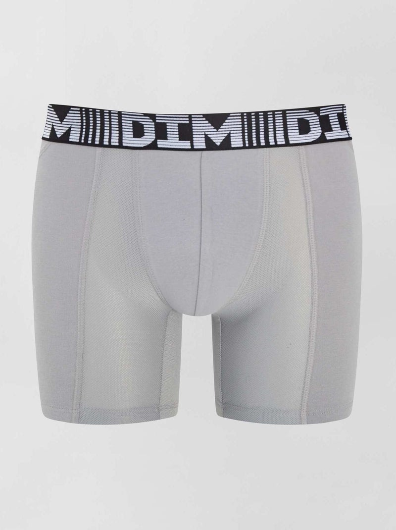 Lote de 2 boxers compridos 3D Flex air 'DIM' BEGE - Kiabi