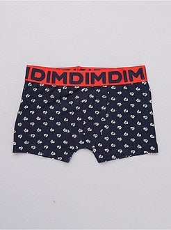 Menino 10-18 anos - Lote de 2 boxers 'DIM Euro 2020' - Kiabi