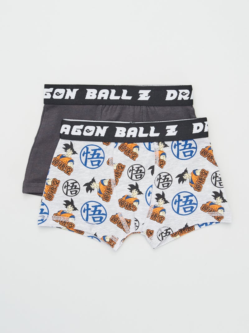 Lote de 2 boxers 'Dragon Ball Z' CINZA - Kiabi
