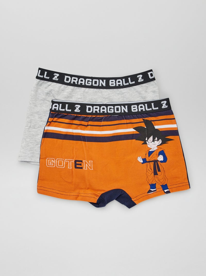 Lote de 2 boxers 'Dragon Ball Z' Preto/ Cinza - Kiabi