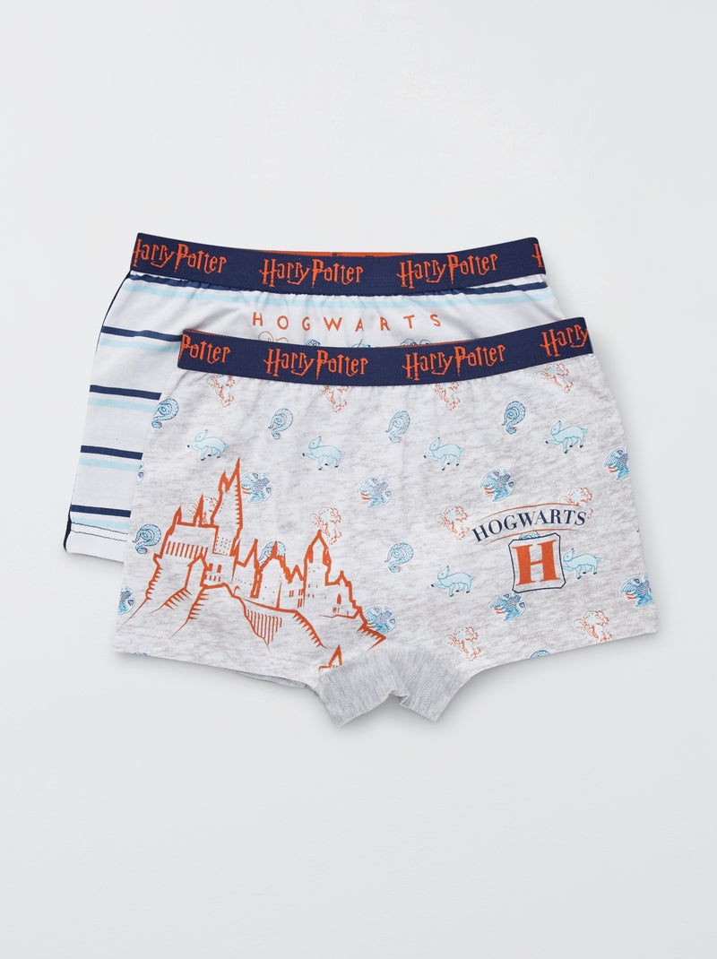 Lote de 2 boxers estampados 'Harry Potter' CINZA - Kiabi