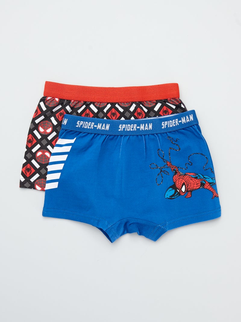 Lote de 2 boxers 'Homem-Aranha' Azul - Kiabi