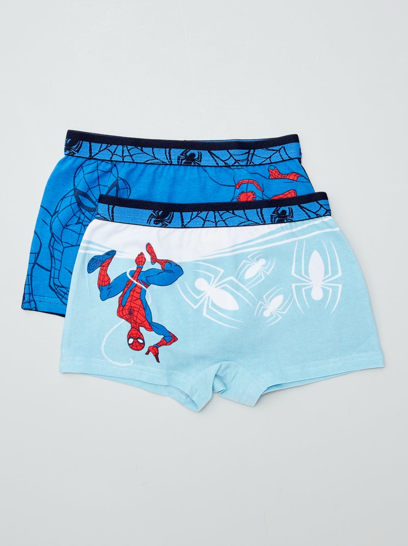 Lote de 2 boxers 'Homem-Aranha' 'Marvel' AZUL - Kiabi