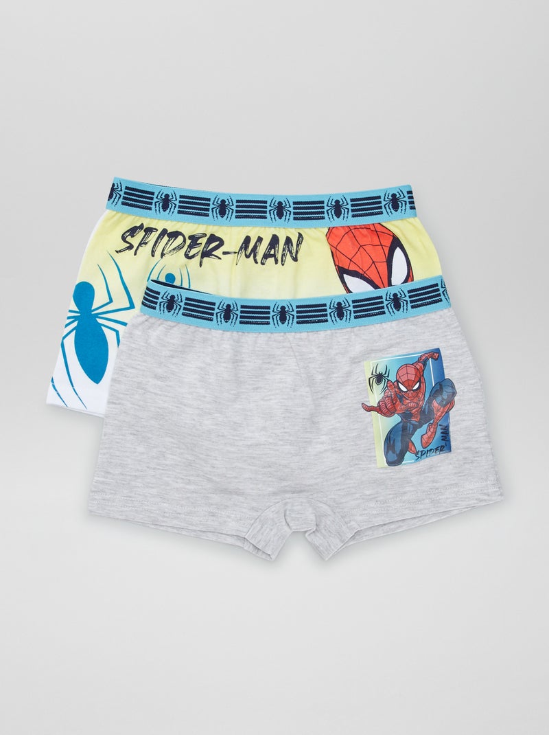 Lote de 2 boxers 'Homem-Aranha' 'Marvel' CINZA - Kiabi