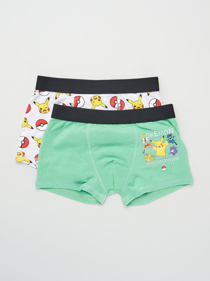 Lote de 2 boxers 'Pokémon' CINZA - Kiabi
