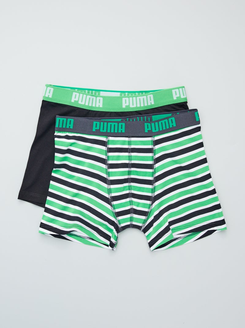 Lote de 2 boxers 'Puma' VERDE - Kiabi