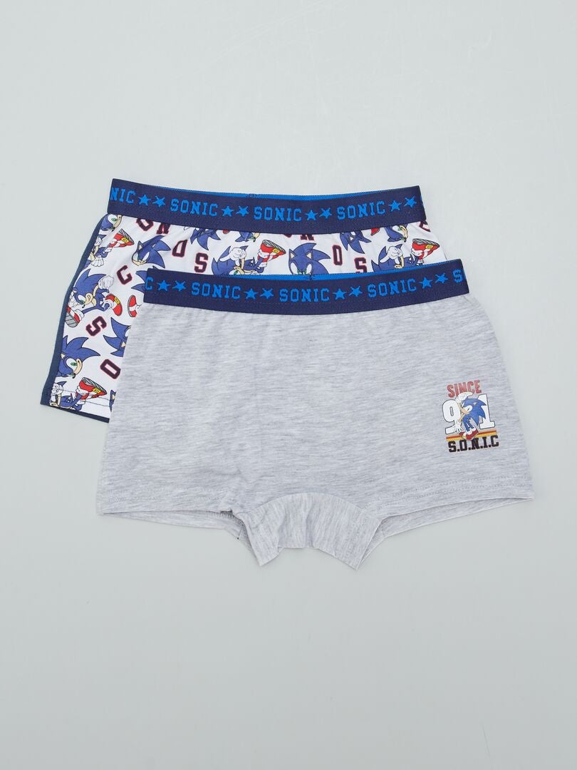 Lote de 2 boxers 'Sonic' - AZUL - Kiabi - 9.00€