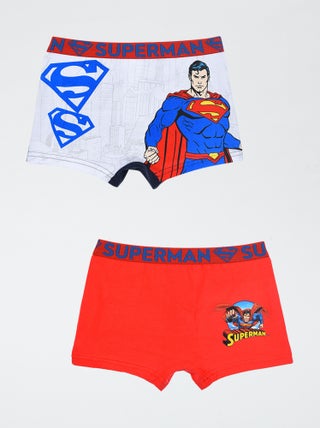 Lote de 2 boxers 'Super-Homem'