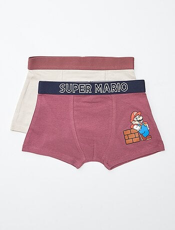 Lote de 2 boxers 'Super Mário'