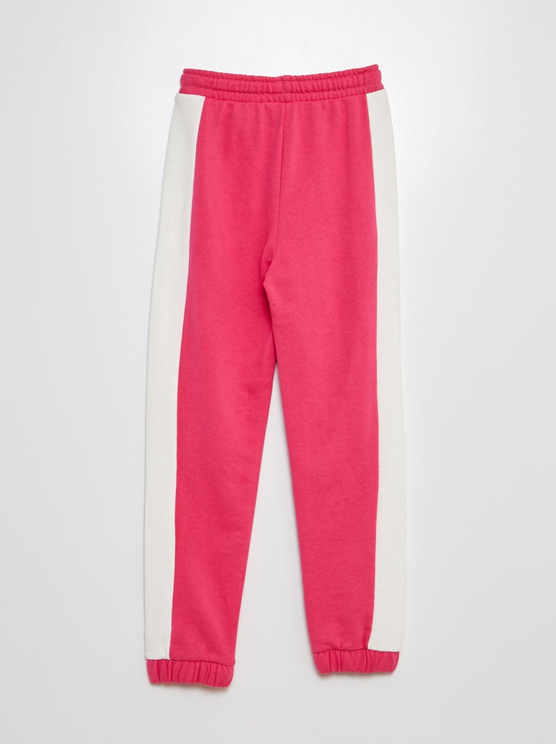 Lote de 2 calças de fato de treino ROSA - Kiabi