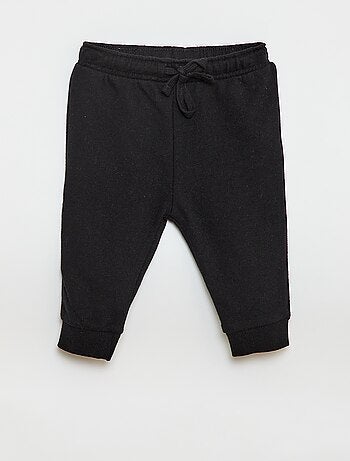 Lote de 2 calças de jogging em french terry