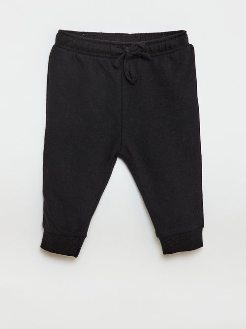 Lote de 2 calças de jogging em french terry - Kiabi