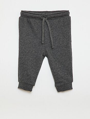 Lote de 2 calças de jogging em french terry