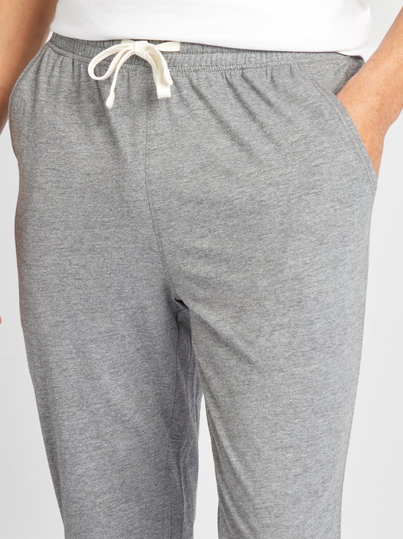 Lote de 2 calças de pijama! PRETO - Kiabi