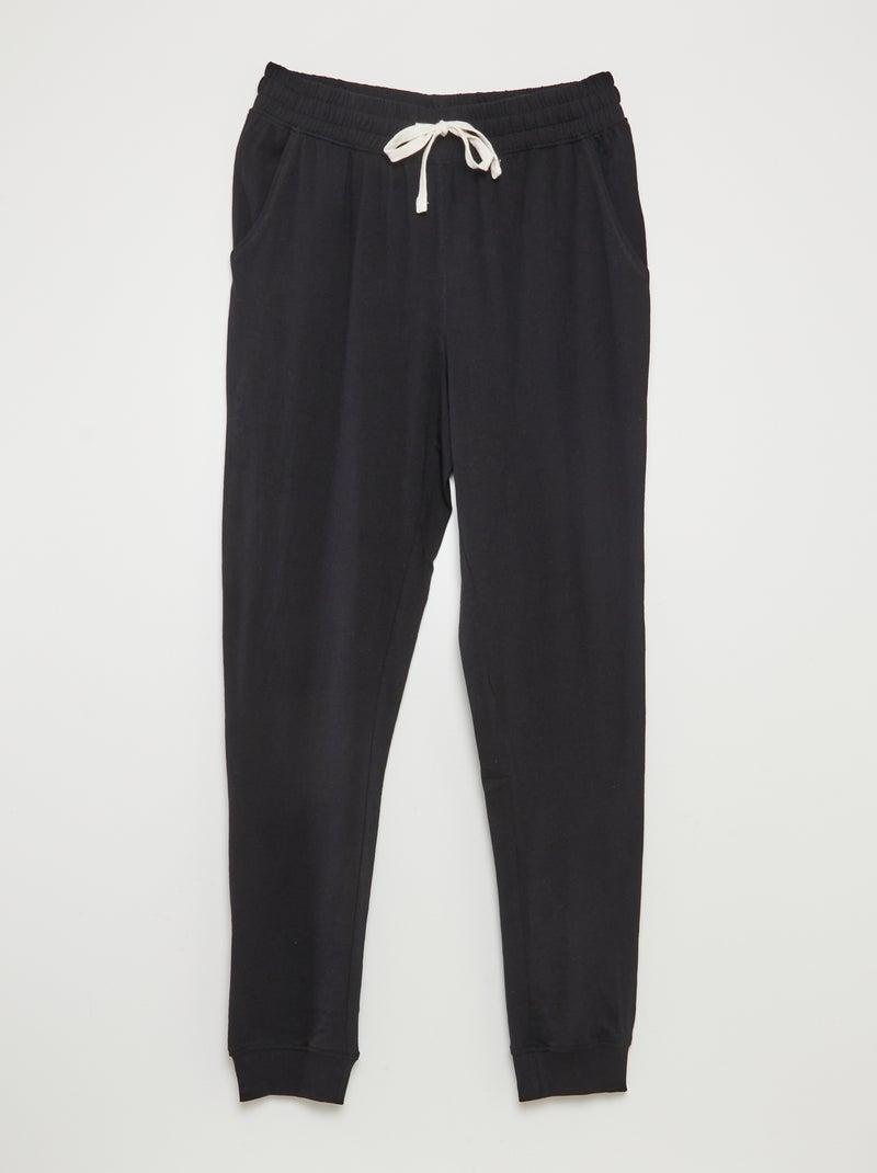 Lote de 2 calças de pijama! PRETO - Kiabi