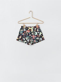 Menina 3-12 anos - Lote de 2 calções 100% algodão - Kiabi