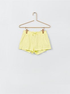 Menina 3-12 anos - Lote de 2 calções 100% algodão - Kiabi