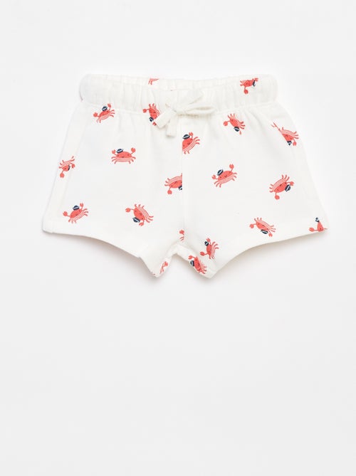 Lote de 2 calções com atilhos - Kiabi