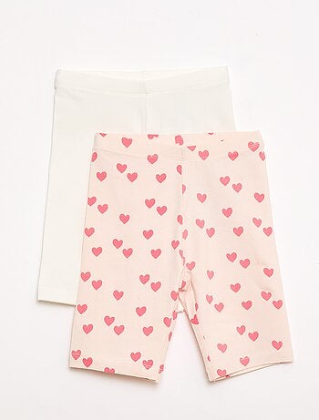 Lote de 2 calções de ciclista