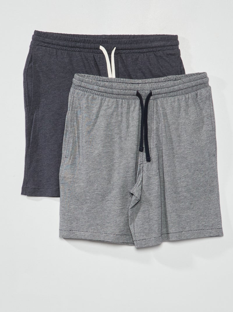 Lote de 2 calções de pijama AZUL - Kiabi