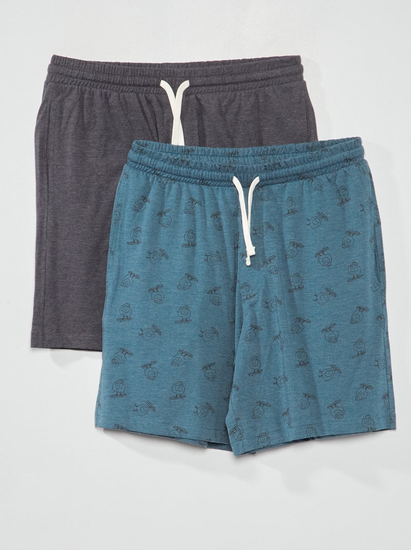 Lote de 2 calções de pijama CINZA - Kiabi