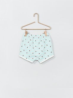 Lote de 2 calções em algodão - Kiabi